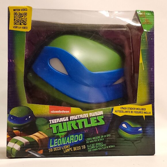 FUN NICKELODEON 3D DECO LIGHT Leonardo TMNT BNIP 2013 - Picture 1 of 6